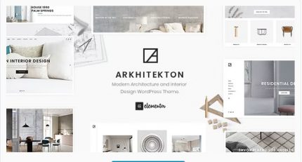 Arkhitekton - Modern Architecture and Interior Design WordPress Theme