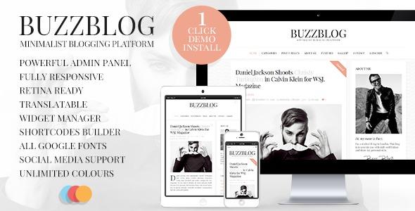 Buzz Lifestyle Blog & Magazine WordPress Theme