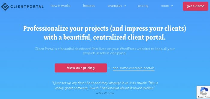 Client Portal For WordPress