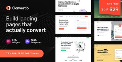 Convertio Conversion Optimized Landing Page Theme