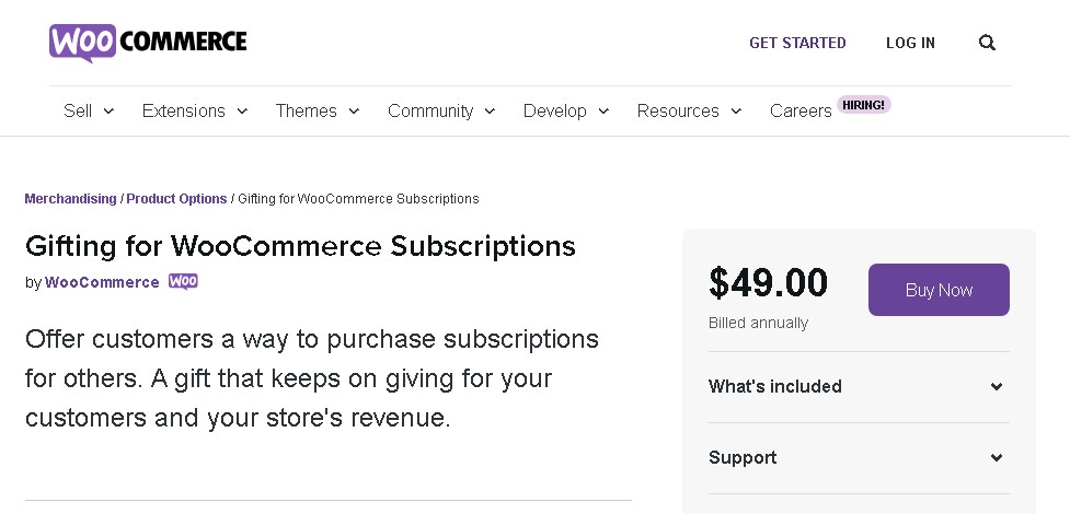Gifting for WooCommerce Subscriptions