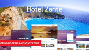 Hotel Zante Hotel Booking Theme