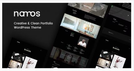 Namos - Creative One Multi-Page Portfolio WordPress Theme
