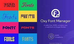 Oxy Font Manager