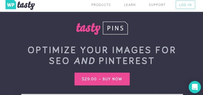 Tasty Pins - Optimize your images for SEO and Pinterest