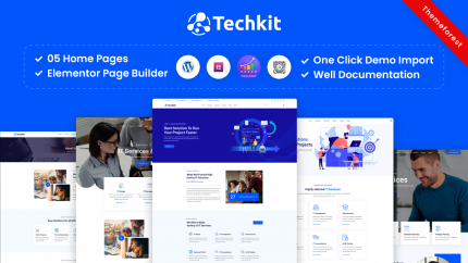 Techkit Technology & IT Solutions WordPress Theme