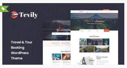 Tevily - Travel & Tour Booking WordPress Theme