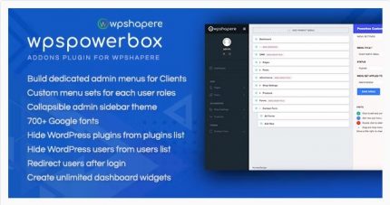 WPSPowerbox - Addon for WPShapere WordPress Admin Theme
