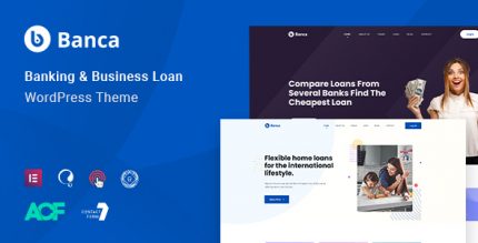 Banca - Banking, Finance & Business Loan WordPress Theme