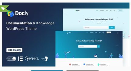 Docly - Documentation And Knowledge Base WordPress Theme with bbPress Helpdesk Forum