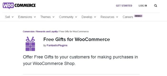 Free Gifts for WooCommerce