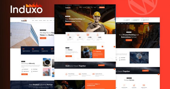 Induxo - Industry WordPress Theme