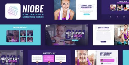 Niobe - A Gym Trainer & Nutrition Coach Theme
