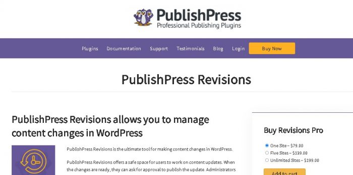 PublishPress Revisions Pro