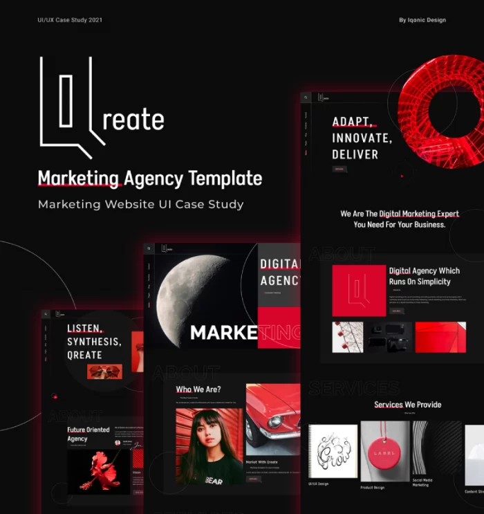 Qreate - Creative Agency WordPress Theme