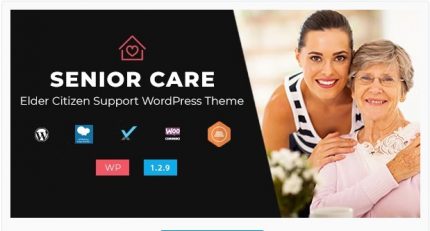 Senior Care - Elder Citizen Support WordPress Theme