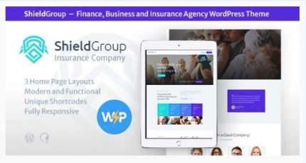 ShieldGroup An Insurance & Finance WordPress Theme