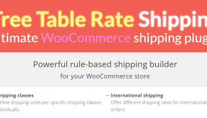 Woocommerce Tree Table Rate Shipping Pro