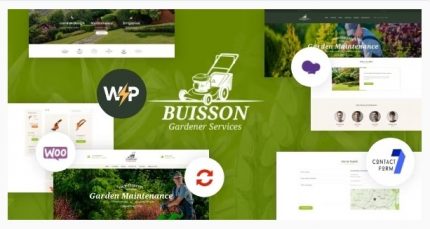 Buisson Gardening & Landscaping Services WordPress Theme