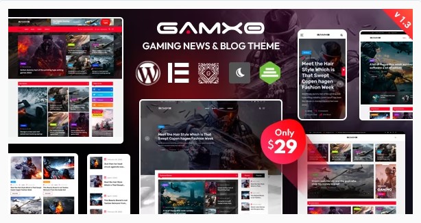 Gamxo - WordPress Gaming News & Blog Theme