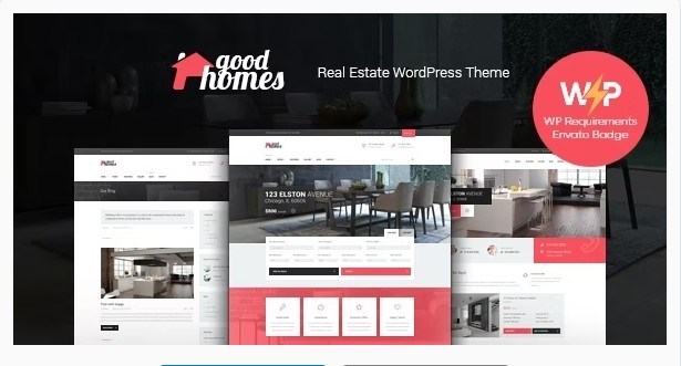 Good Homes A Contemporary Real Estate WordPress Theme