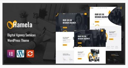 Hamela - Digital Agency Services WordPress Theme