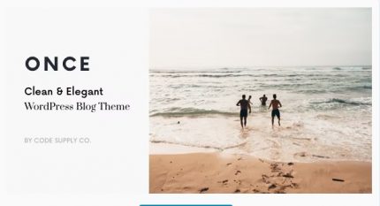 Once - Clean & Elegant WordPress Blog Theme