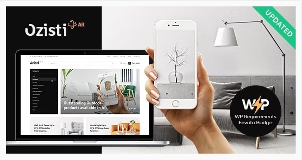 Ozisti A Multi-Concept WooCommerce WordPress Theme Augmented Reality Store Ready