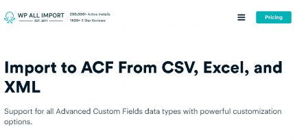 ACF Export Add-On Pro