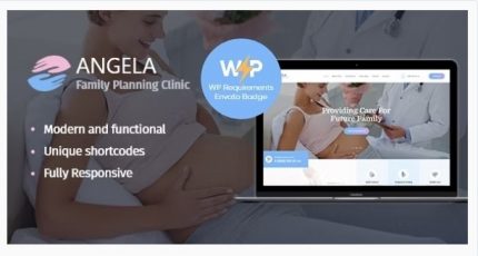 Angela Family Planning & Pregnancy Clinic WordPress Theme