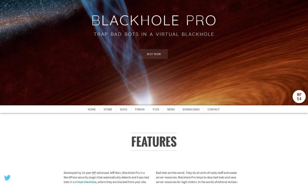 Blackhole Pro - Trap Bad Bots In A Virtual Blackhole