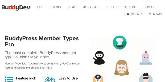 BuddyPress Member Types Pro