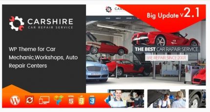 Car Shire Auto Mechanic & Repair WordPress Theme
