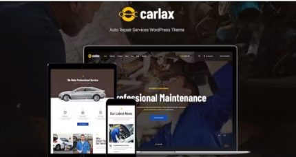Carlax Car Parts Store & Auto Service Theme