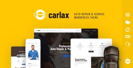 Carlax – Car Parts Store & Auto Service WordPress Theme