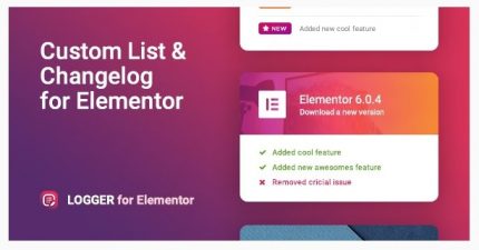 Changelog & Custom List for Elementor – Logger
