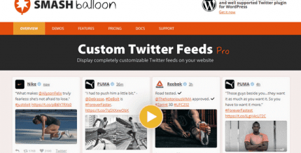 Custom Twitter Feeds Pro (By Smash Balloon)