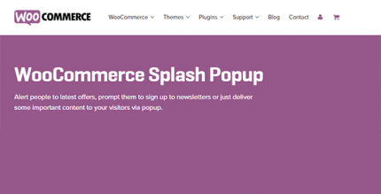 GPL WooCommerce Splash Popup