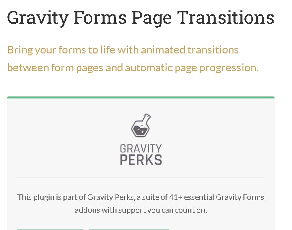 Gravity Forms Page Transitions