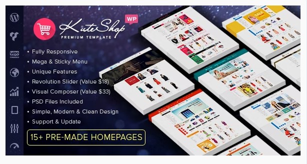 KuteShop - Fashion, Electronics & Marketplace Elementor WooCommerce Theme (RTL Supported)