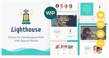 Lighthouse School for Kids with Disabilities & Special Needs WordPress Theme