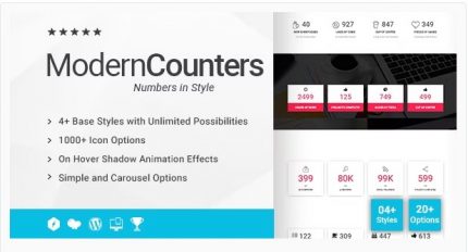 Modern Counters Addon for WPBakery Page Builder