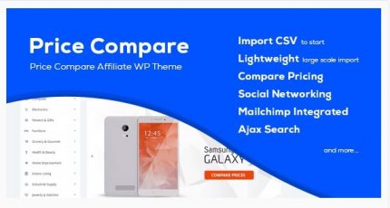 Price Compare - Cost Comparison WordPress Theme