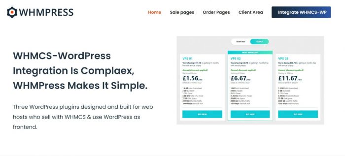 WHMpress - WHMCS WordPress Plugin