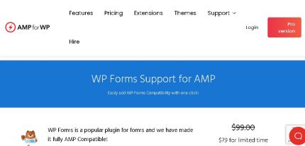 WP Forms for AMP