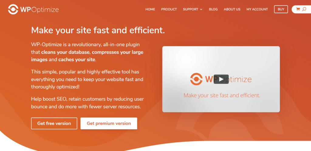 WP-Optimize Premium – Clean, Compress, Cache. – WordPress-Plugin