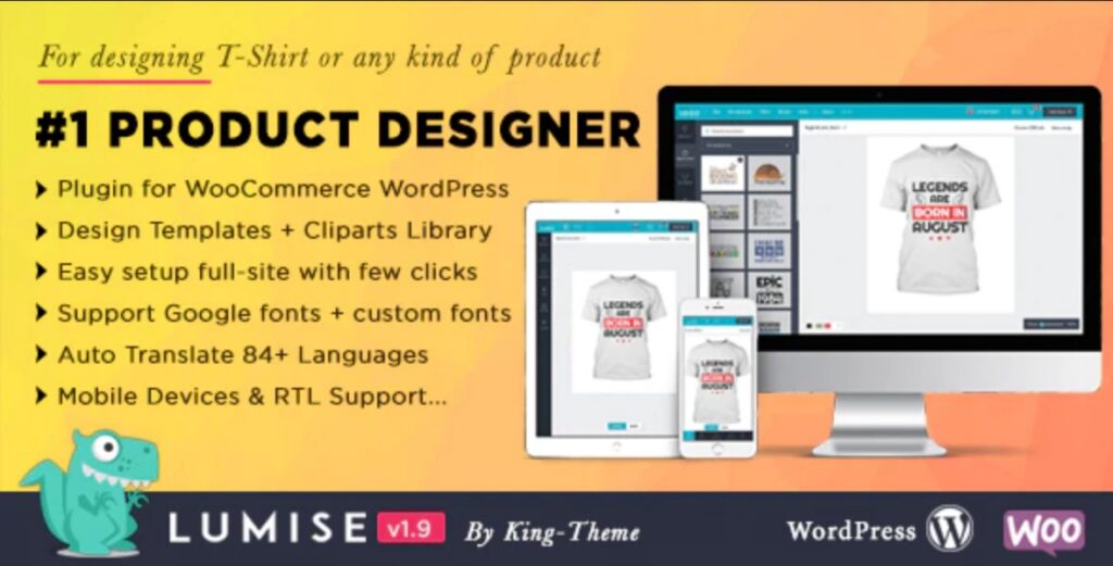 Lumise Product Designer For WooCommerce