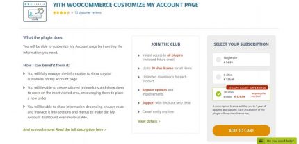 YITH WooCommerce Customize My Account Page Premium