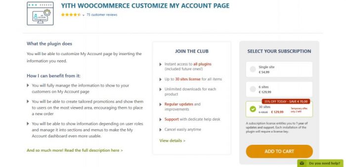 YITH WooCommerce Customize My Account Page Premium