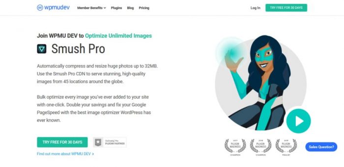 WP Smush Pro - WPMU Dev